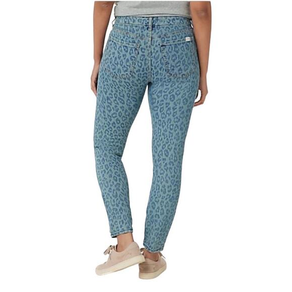 NWT! Jen7 by 7 for All Mankind Ankle Skinny - Sunrise Leopard Size 8 - Picture 3 of 8